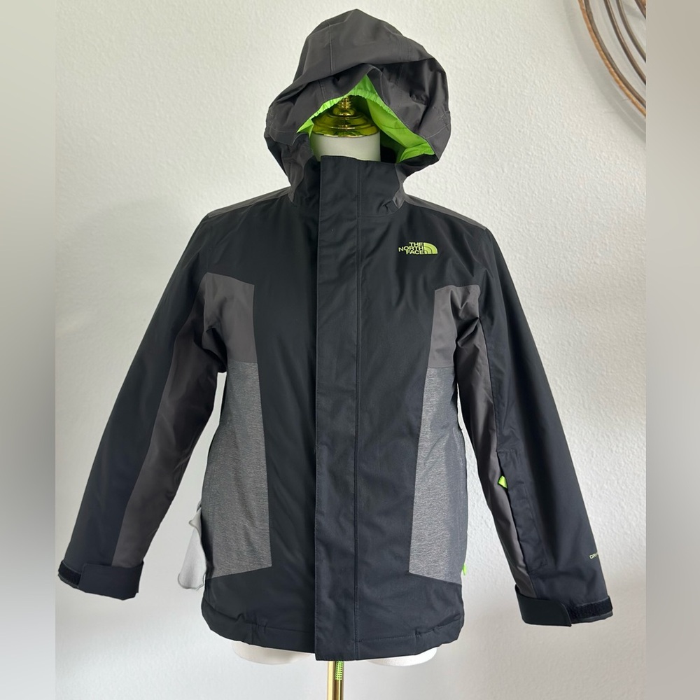 The North Face Kids' Black and Gray Jacket